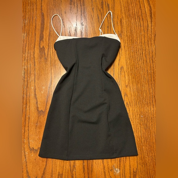 Pull&Bear Dresses & Skirts - Elegant Black and White Mini Dress